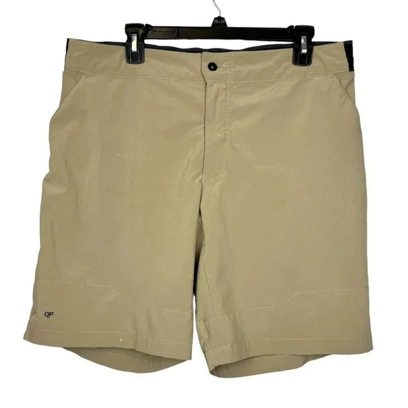 The North Face Paramount Active Short Size 38 Inseam 9" FlashDry Beige Hiking - Picture 1 of 9